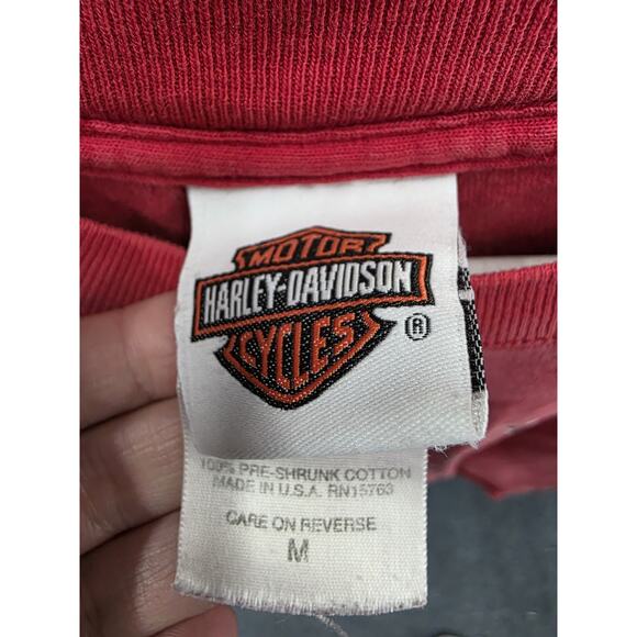 Horny Toad Harley-Davidson Vintage T-Shirt Size Men's M Red - Picture 4 of 4